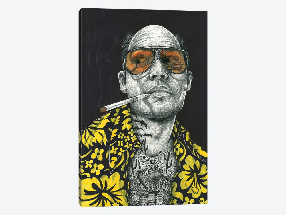 Fear And Loathing by Inked Ikons 1-piece Canvas Wall Art