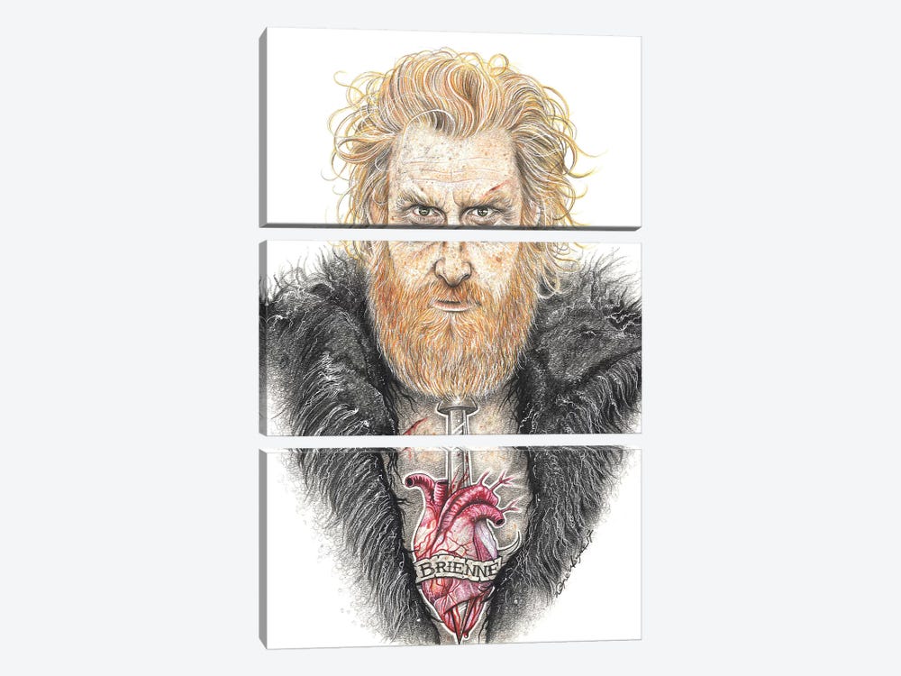 GOT Tormund by Inked Ikons 3-piece Canvas Print
