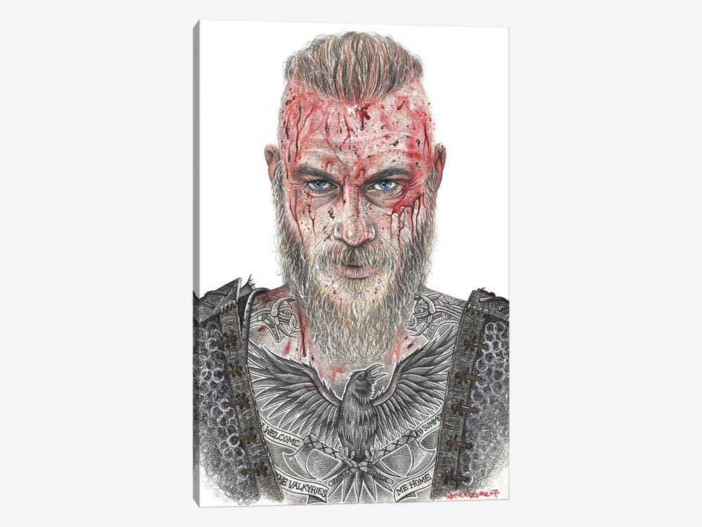Ragnar by Inked Ikons 1-piece Canvas Art