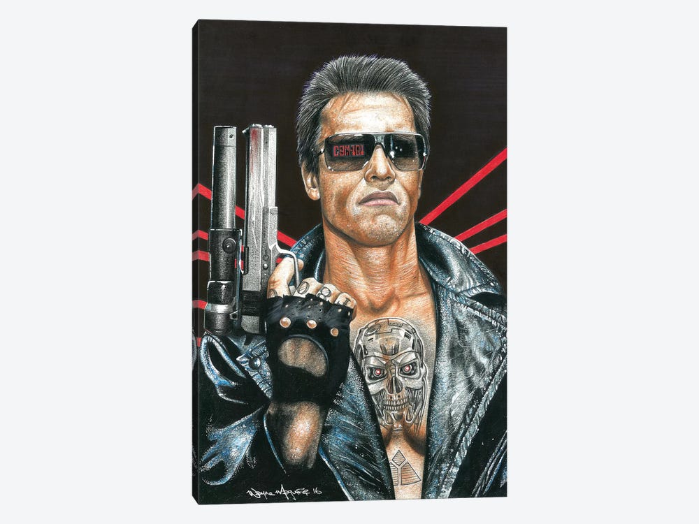 Terminator by Inked Ikons 1-piece Canvas Print
