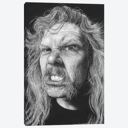 Metallica Canvas Print #IIK71} by Inked Ikons Canvas Artwork
