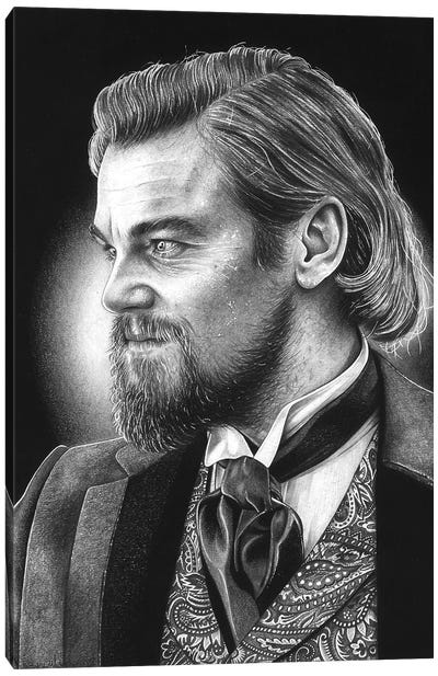 Calvin Candie Canvas Art Print - Leonardo DiCaprio