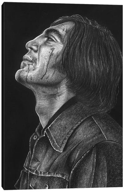 No Country for Old Men Canvas Art Print - Anton Chigurh