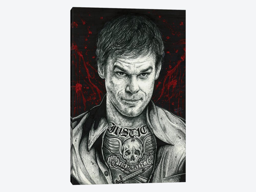 Dexter by Inked Ikons 1-piece Canvas Print