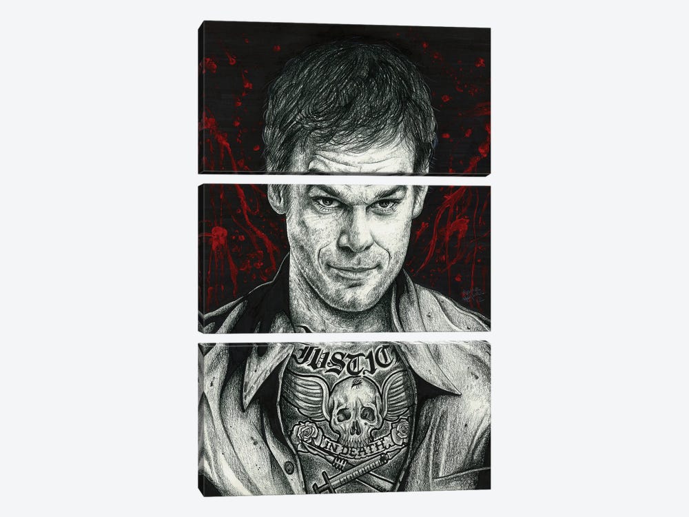 Dexter by Inked Ikons 3-piece Art Print