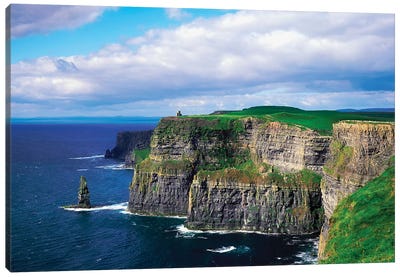 Cliffs Of Moher, Co Clare, Ireland Canvas Art Print - Photography Art