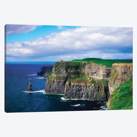 Cliffs Of Moher, Co Clare, Ireland Canvas Print #IIM15} by Irish Image Collection Art Print