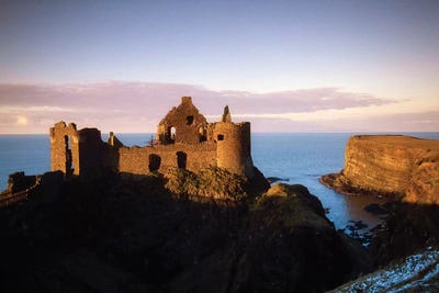 Co Antrim, Northern Ireland, Dunluce Castle by Irish Image Collection framed wall art