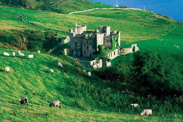 Irish Image Collection: Co Galway, Clifden Castle, by Irish Image Collection