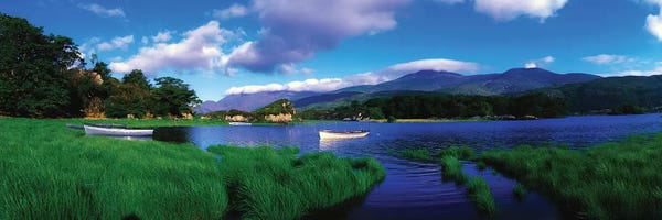 Kerry: Co Kerry, Killarney-Upr Lake, Carrantuohill & Purple Mtns by Irish Image Collection