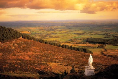 Co Tipperary, Statue Of The Madonna, The Devils Bit Templemore by Irish Image Collection framed canvas print