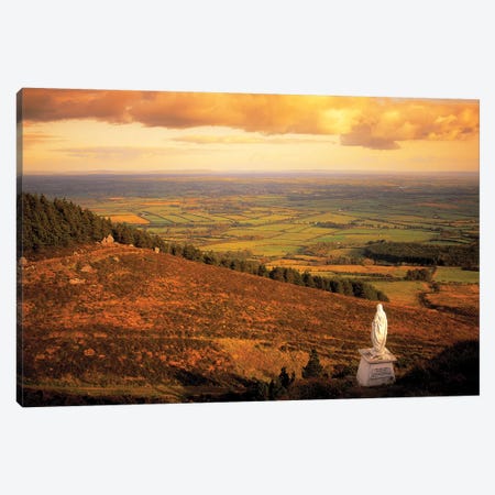 Co Tipperary, Statue Of The Madonna, The Devils Bit Templemore Canvas Print #IIM28} by Irish Image Collection Art Print