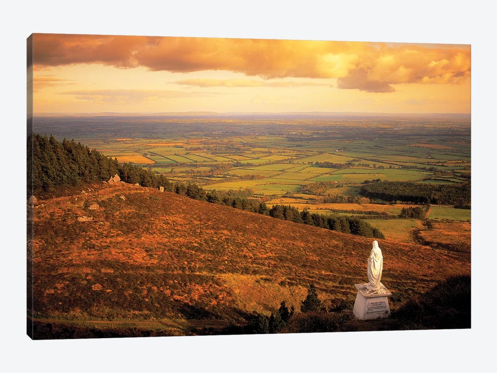 Co Tipperary, Statue Of The Madonna, The Devils Bit Templemore by Irish Image Collection 1-piece Canvas Art Print