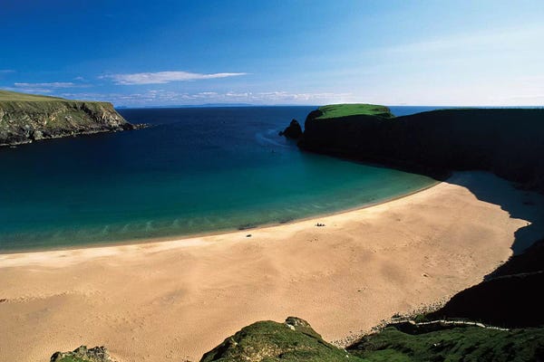 Donegal: An Tra Ban Beach Near Malin Beg, County Donegal, Ireland by Irish Image Collection