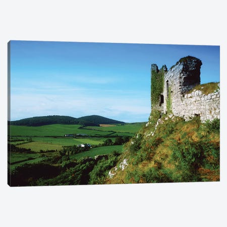 Dunamase Castle, County Laois, Ireland, Hilltop Castle Ruins Canvas Print #IIM36} by Irish Image Collection Art Print