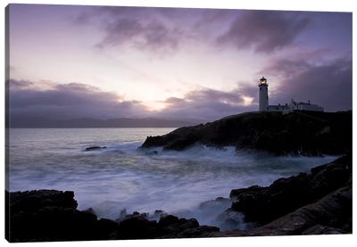 Fanad Head, County Donegal, Ireland; Lighthouse And Seascape Canvas Art Print - Irish Image Collection