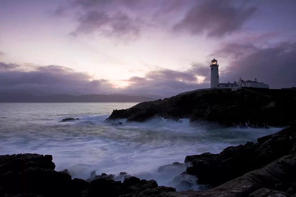 Donegal: Fanad Head, County Donegal, Ireland; Lighthouse And Seascape by Irish Image Collection