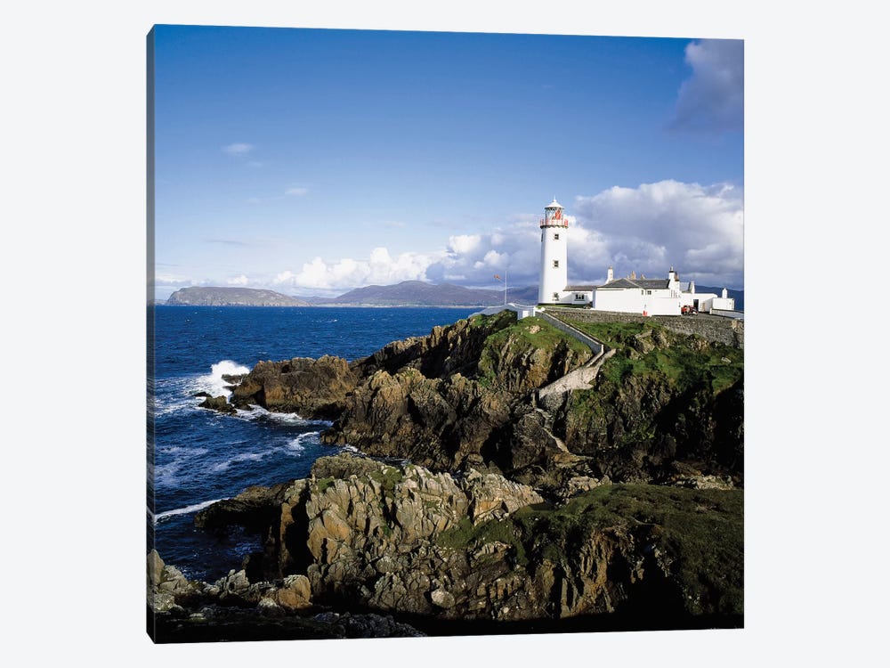 Fanad Lighthouse, Co Donegal, Ireland, 19Th Century Lighthouse by Irish Image Collection 1-piece Canvas Art Print