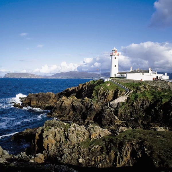 Donegal: Fanad Lighthouse, Co Donegal, Ireland, 19Th Century Lighthouse by Irish Image Collection