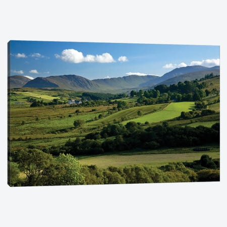 Finn Valley, Co Donegal, Ireland, View Of Verdant Landscape Canvas Print #IIM45} by Irish Image Collection Canvas Art