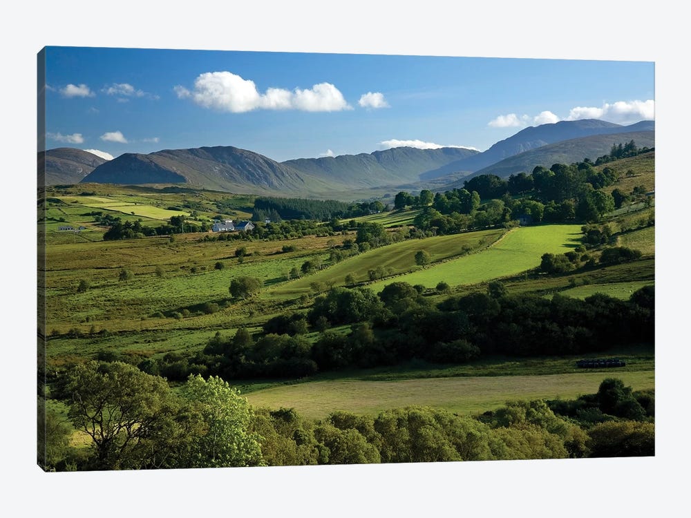 Finn Valley, Co Donegal, Ireland, View Of Verdant Landscape by Irish Image Collection 1-piece Canvas Art