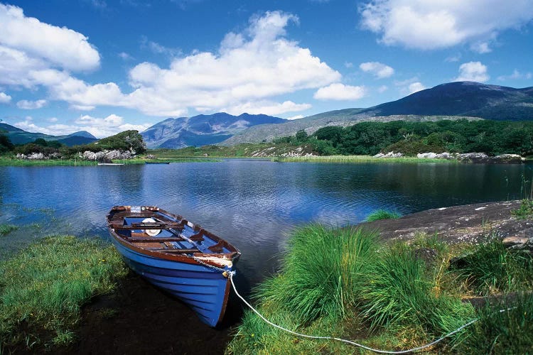 Fishing Boat On Upper Lake, Killarney National Park, County Kerry, Ireland