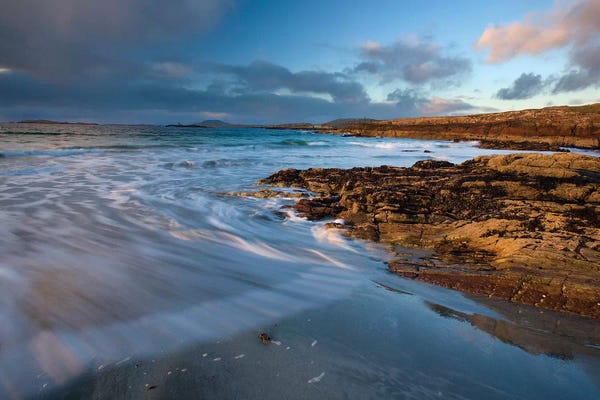 Irish Image Collection: Glassillaun Beach, Co Galway, Ireland, Rock Strata Along Glassillaun Beach by Irish Image Collection