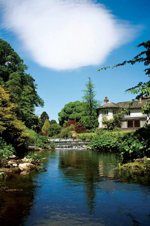 Mount Usher Gardens, River Vartry, Co Wicklow, Ireland, River Through Gardens