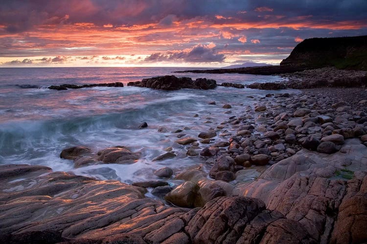 Mullaghmore Head, Co Sligo, Ireland, Sunset Over The Atlantic