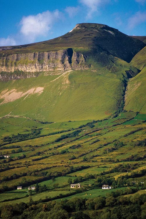 Ben Bulben, County Sligo, Ireland, Glacial Valley Landscape