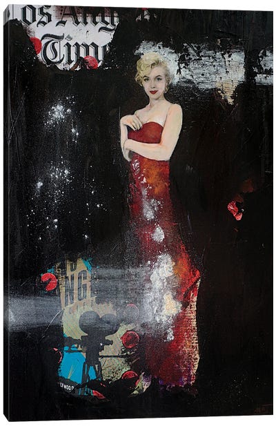 Marilyn Canvas Art Print - Isabelle Joubert