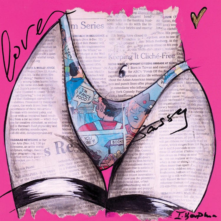 Sassy Girl by Iness Kaplun wall art