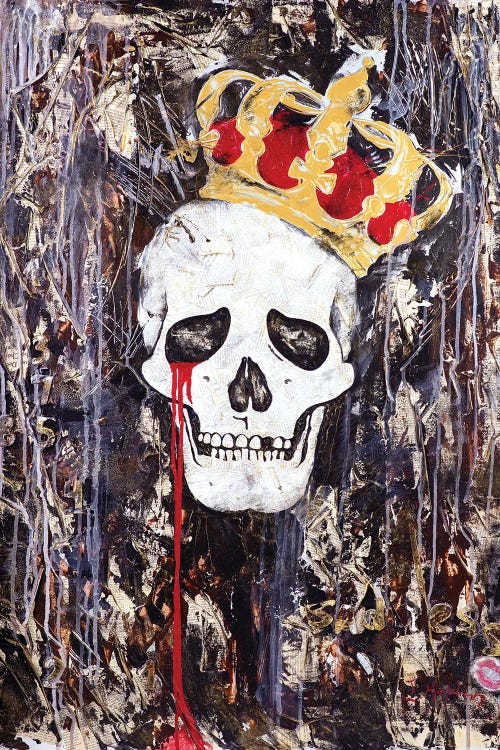 Crying King by Iness Kaplun wall art