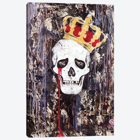 Crying King Canvas Print #IKA20} by Iness Kaplun Canvas Artwork