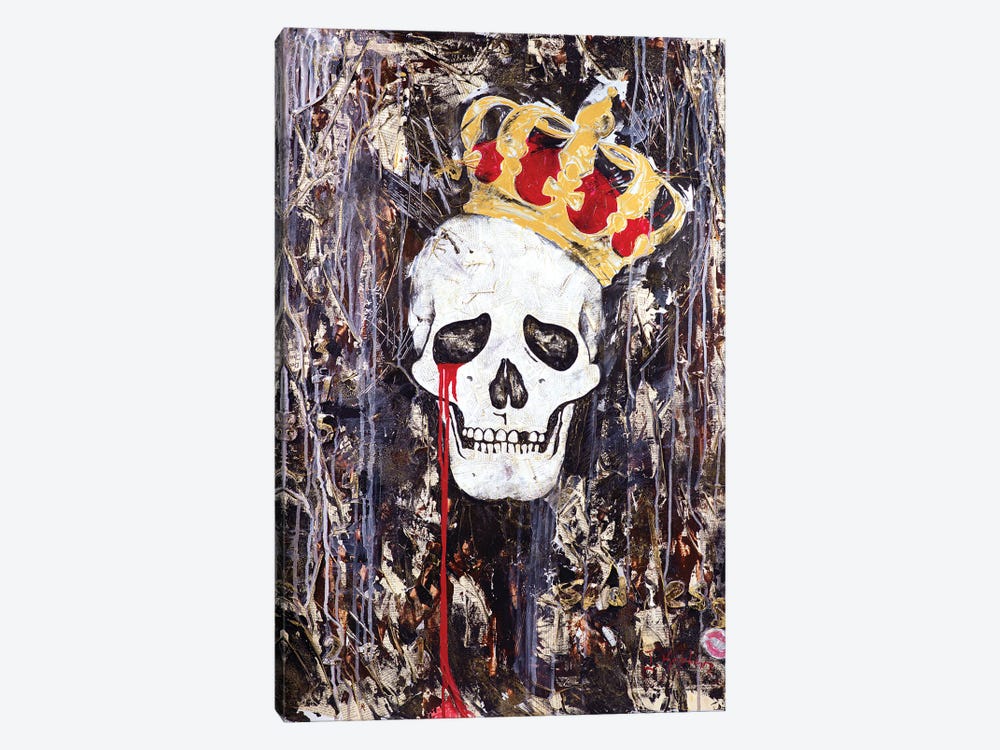 Crying King by Iness Kaplun 1-piece Canvas Print
