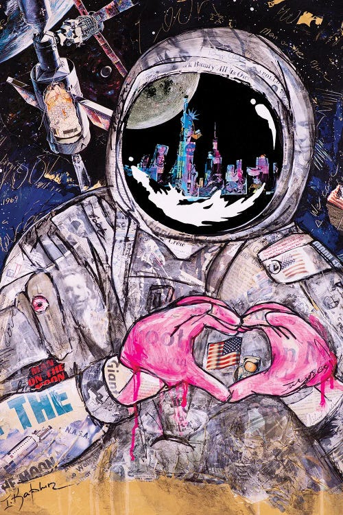 Over the Moon by Iness Kaplun wall art