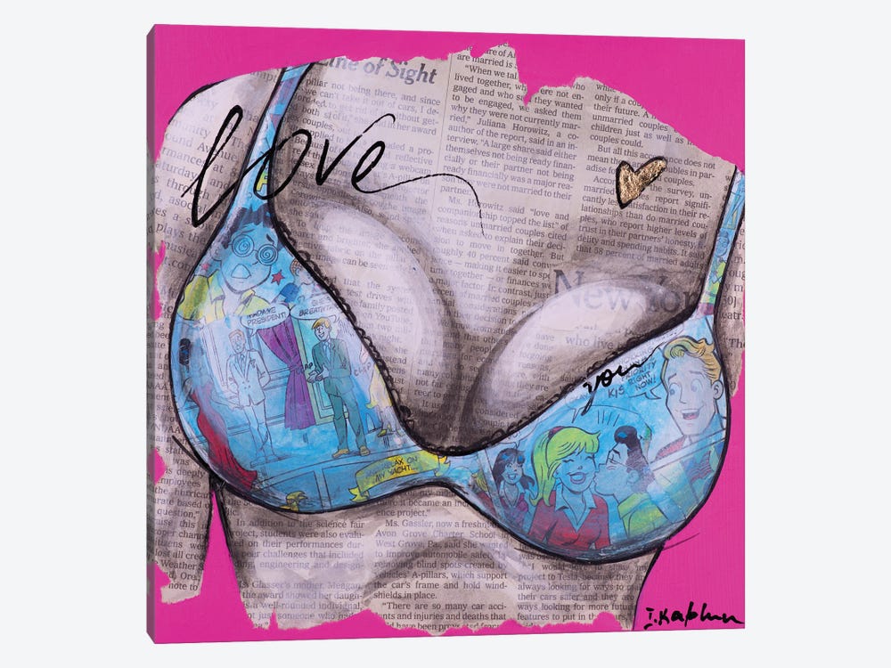 Bikini Top by Iness Kaplun 1-piece Canvas Art Print