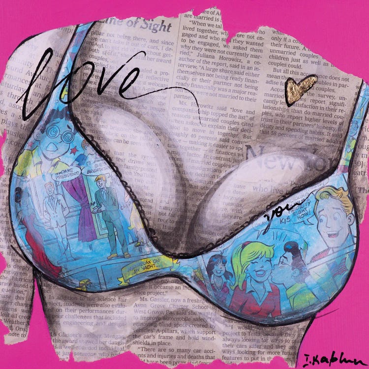 Bikini Top by Iness Kaplun wall art