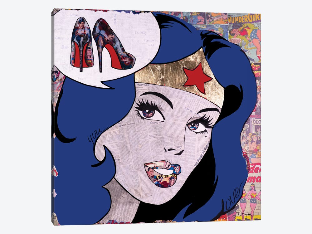 Wonder Woman by Iness Kaplun 1-piece Canvas Art