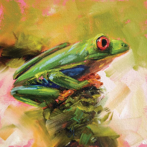 Frogs: Cheerfully by Iryna Khort