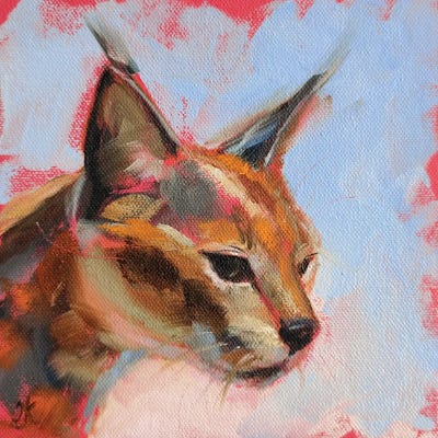 Hunting by Iryna Khort canvas print