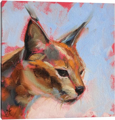 Hunting Canvas Art Print - Lynx Art