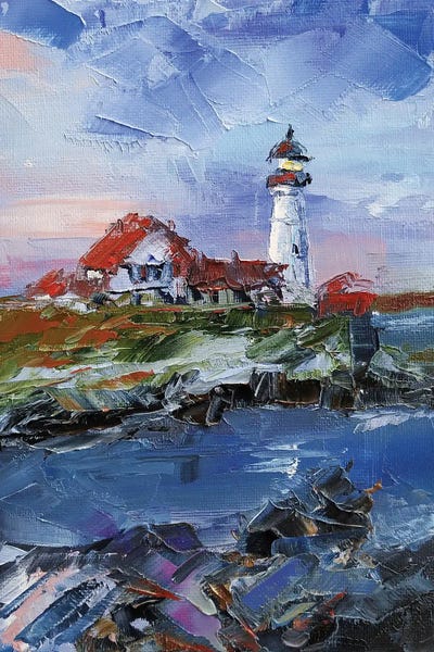 Contemporary Coastal: Portland Head Light by Iryna Khort