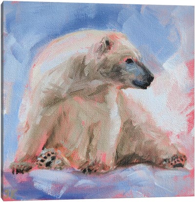 Relax Canvas Art Print - Polar Bear Art