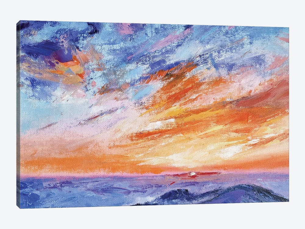 Warm Sunset by Iryna Khort 1-piece Canvas Print