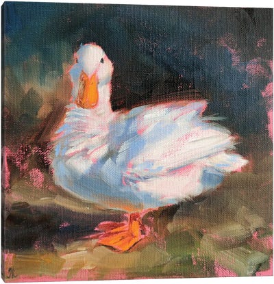What's Up Canvas Art Print - Duck Art