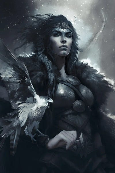 IKARUNA: Skadi The Hunter Goddess by IKARUNA