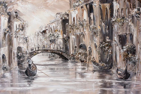 Bridges: Drifting In Mystery - Landscape by Isabella Karolewicz