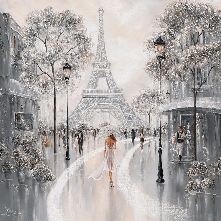 Eiffel Tower, Flair Of Paris - Square by Isabella Karolewicz wall art