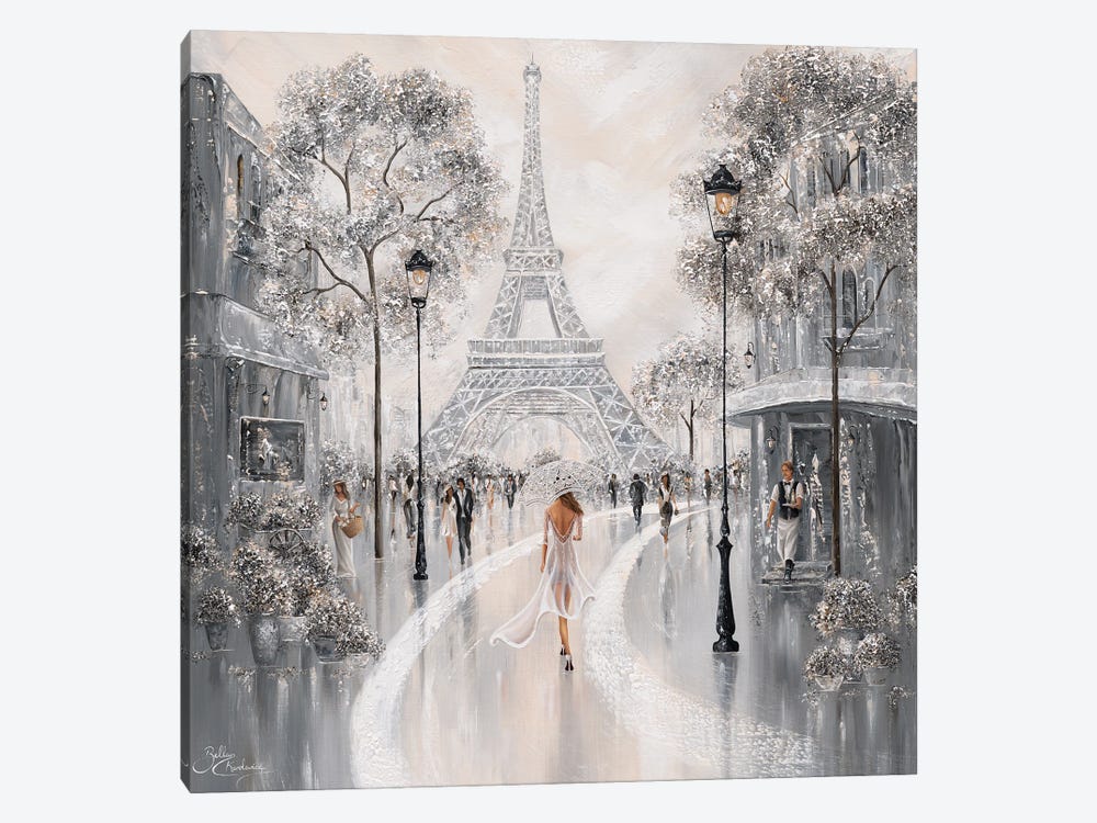 Eiffel Tower, Flair Of Paris - Square by Isabella Karolewicz 1-piece Canvas Art Print